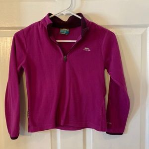 Trespass girls fleece 1/4 zip
